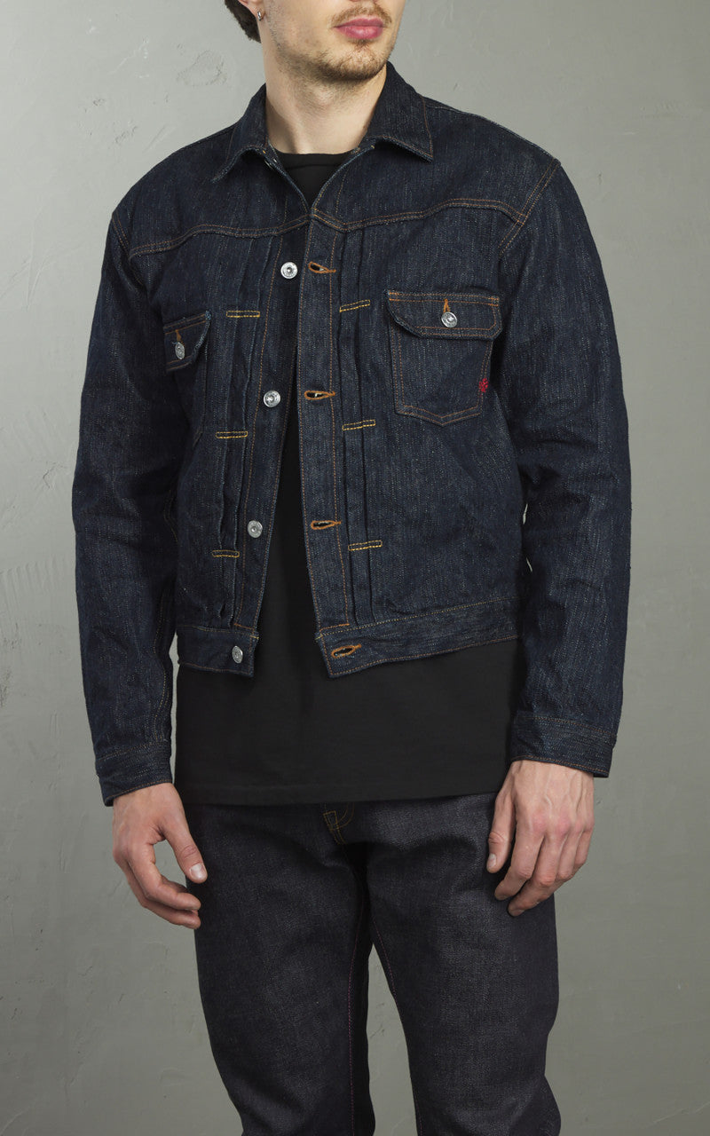 Naked & Famous Denim Heritage Denim Jacket MIJ12 Aomidori Selvedge 16oz