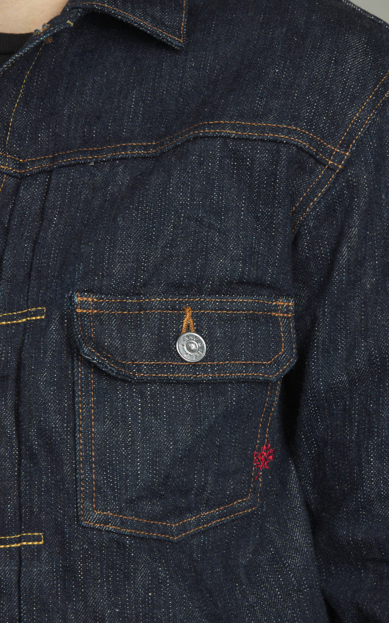 Naked & Famous Denim Heritage Denim Jacket MIJ12 Aomidori Selvedge 16oz