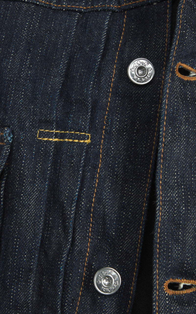 Naked & Famous Denim Heritage Denim Jacket MIJ12 Aomidori Selvedge 16oz