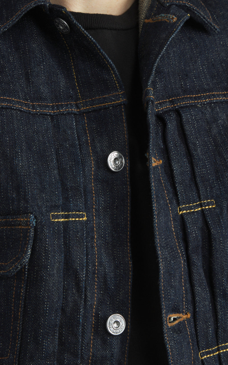 Naked & Famous Denim Heritage Denim Jacket MIJ12 Aomidori Selvedge 16oz