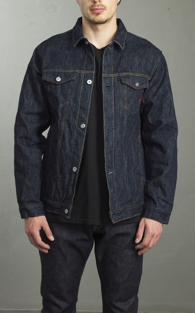 Naked & Famous Denim Denim Jacket MIJ12 Aomidori Selvedge 16oz