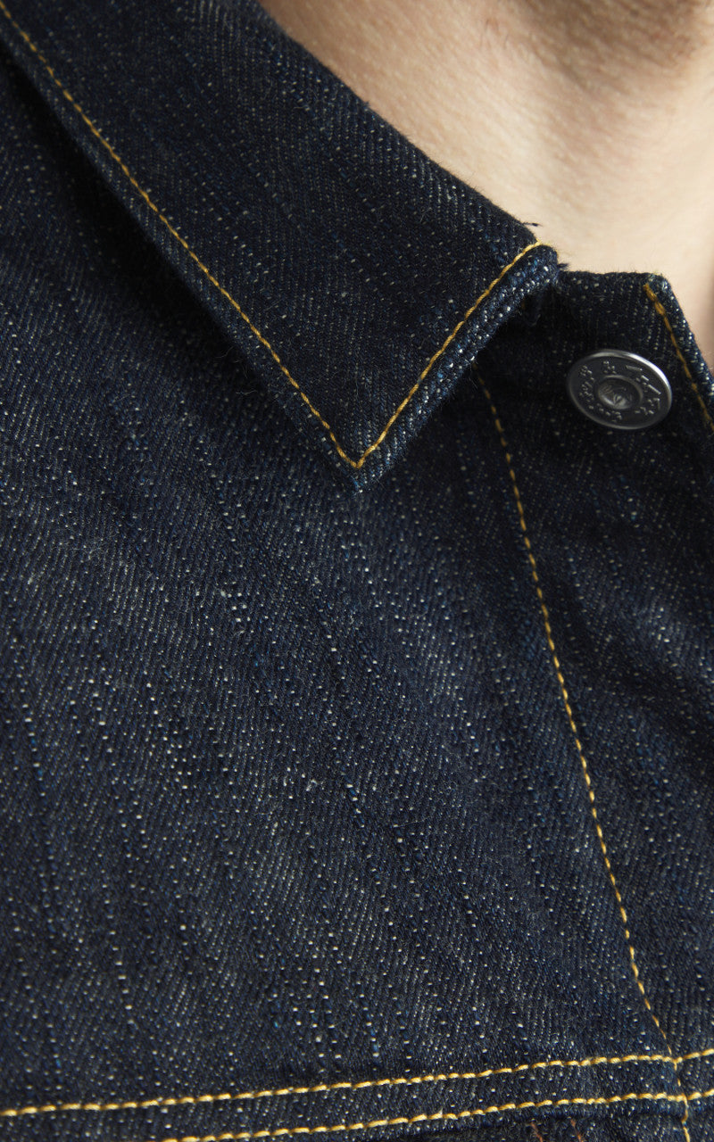 Naked & Famous Denim Denim Jacket MIJ12 Aomidori Selvedge 16oz