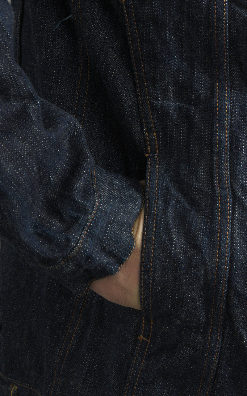Naked & Famous Denim Denim Jacket MIJ12 Aomidori Selvedge 16oz