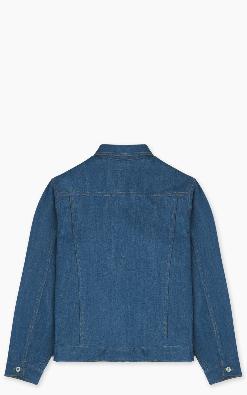 Naked & Famous Denim Denim Jacket Oceans Edge Selvedge Blue 13oz