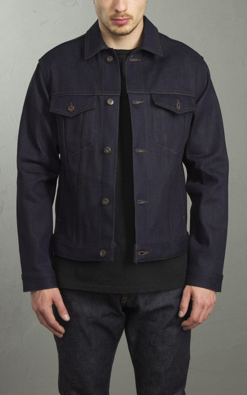 Naked & Famous Denim Denim Jacket Matcha Selvedge 15oz
