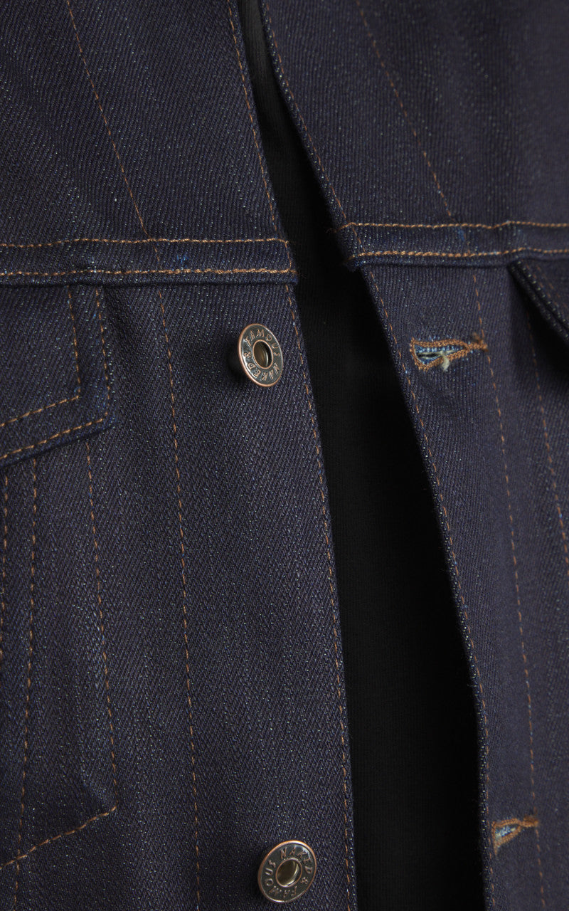 Naked & Famous Denim Denim Jacket Matcha Selvedge 15oz