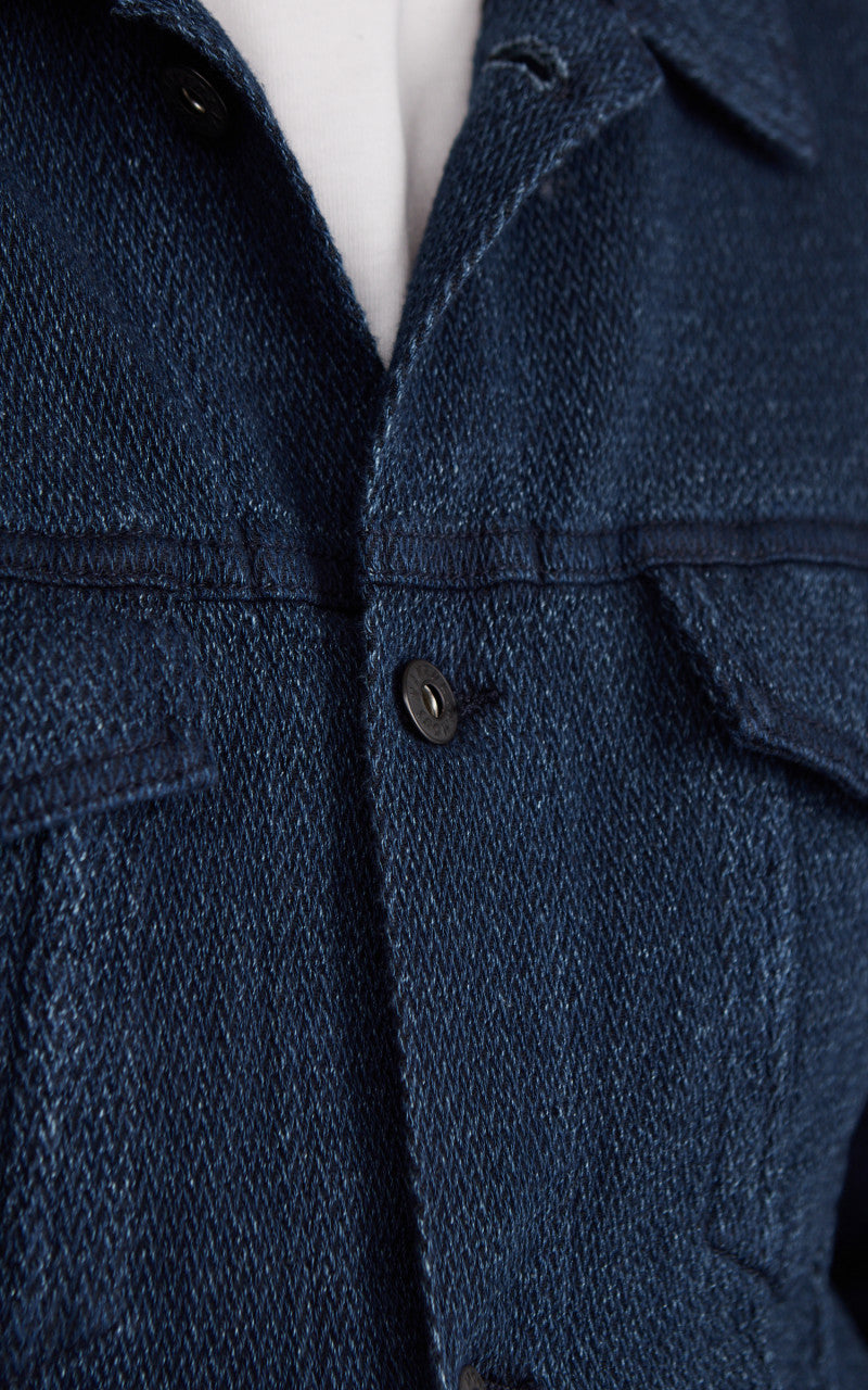 Naked & Famous Denim Denim Jacket Yagasuri Denim Indigo