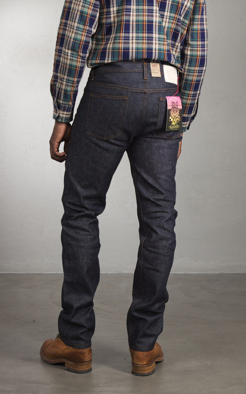 Naked & Famous Denim Weird Guy Dia De Los Muertos Selvedge Indigo 12.5oz