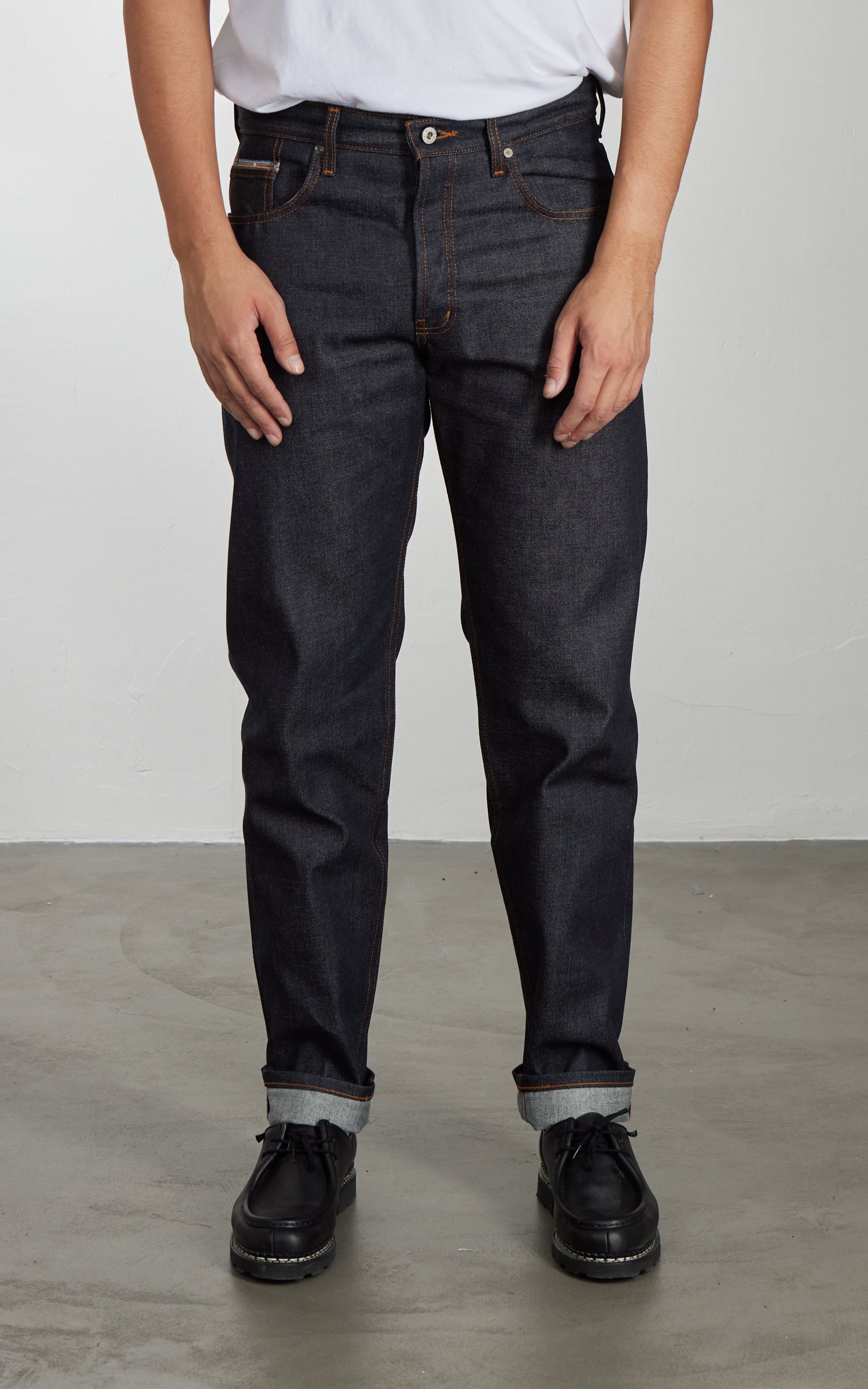 Naked & Famous Denim Easy Guy Dia De Los Muertos Selvedge Indigo 12.5oz