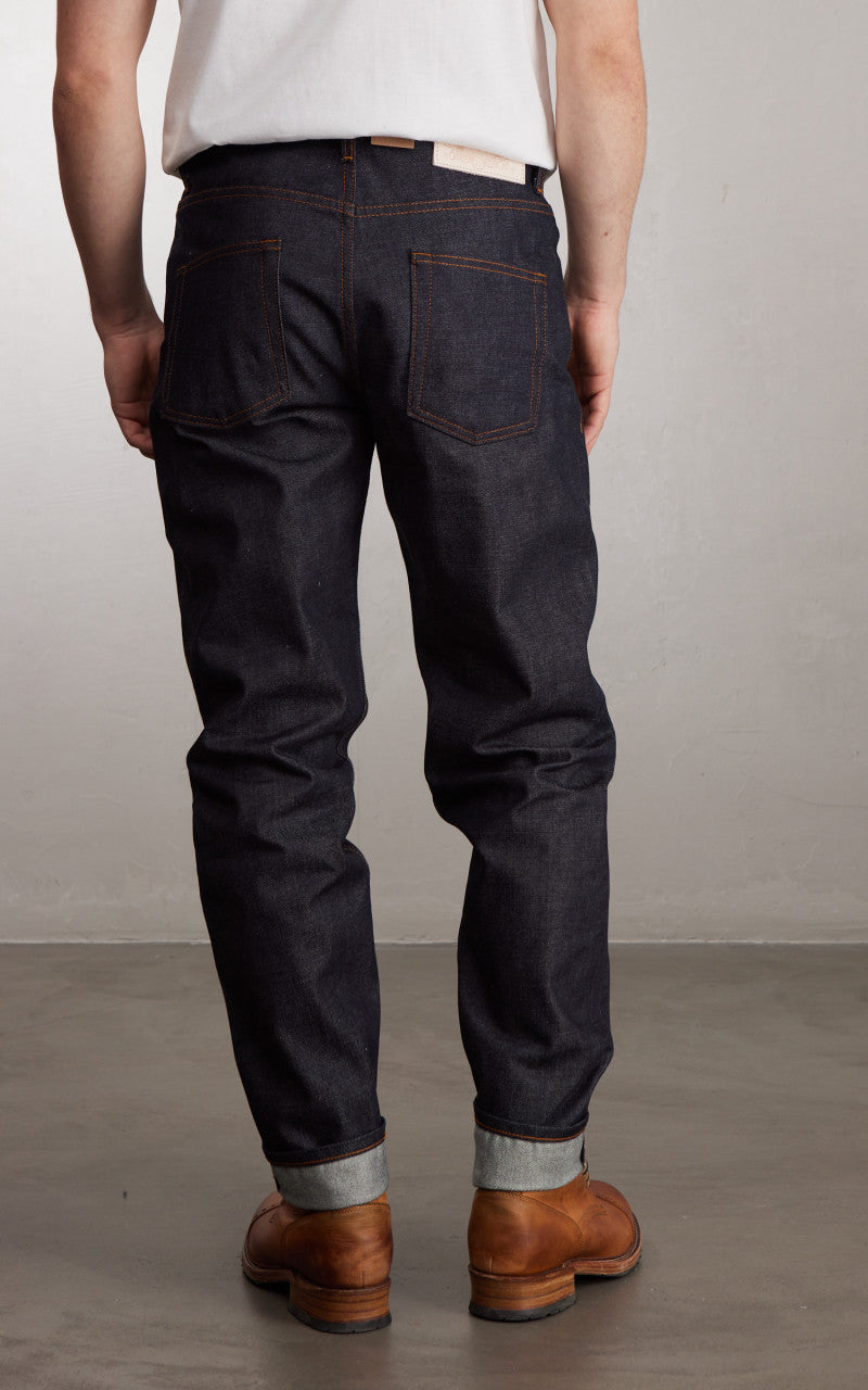 Naked & Famous Denim Easy Guy Dia De Los Muertos Selvedge Indigo 12.5oz
