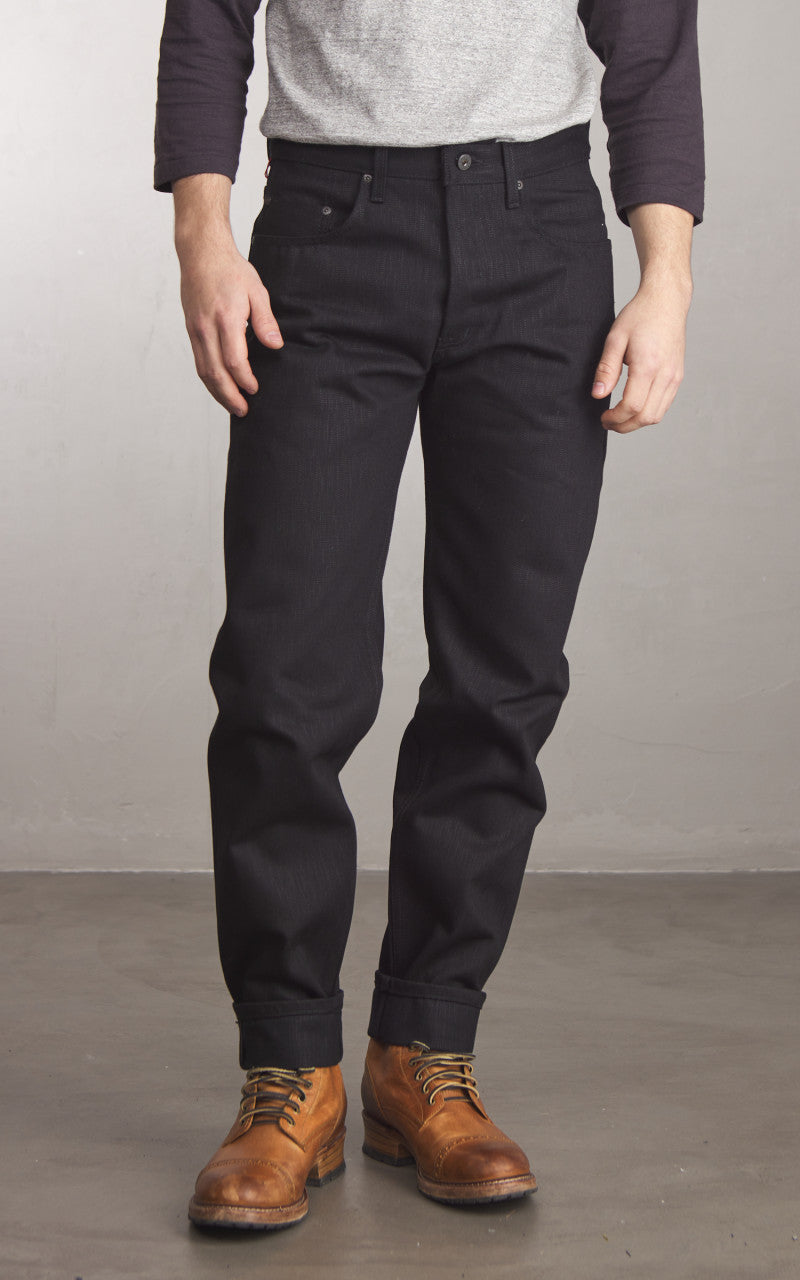 Naked & Famous Denim Easy Guy Shinigami Selvedge Black 18oz