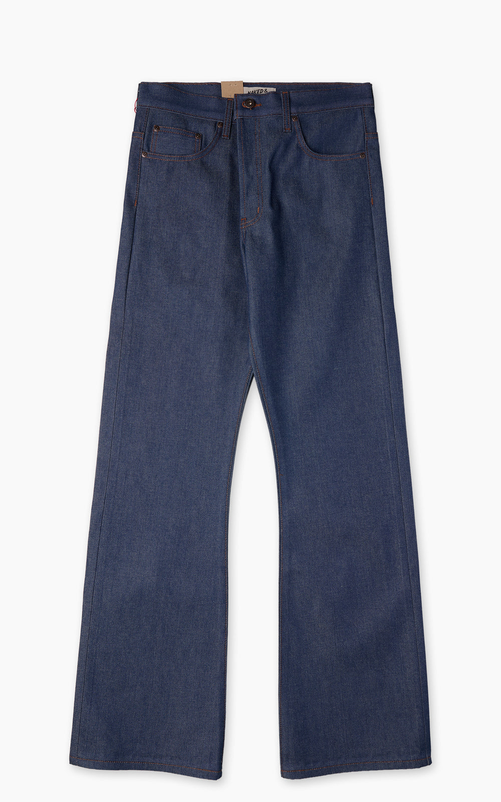 Naked & Famous Denim Groovy Guy Natural Indigo Selvedge 12.5oz