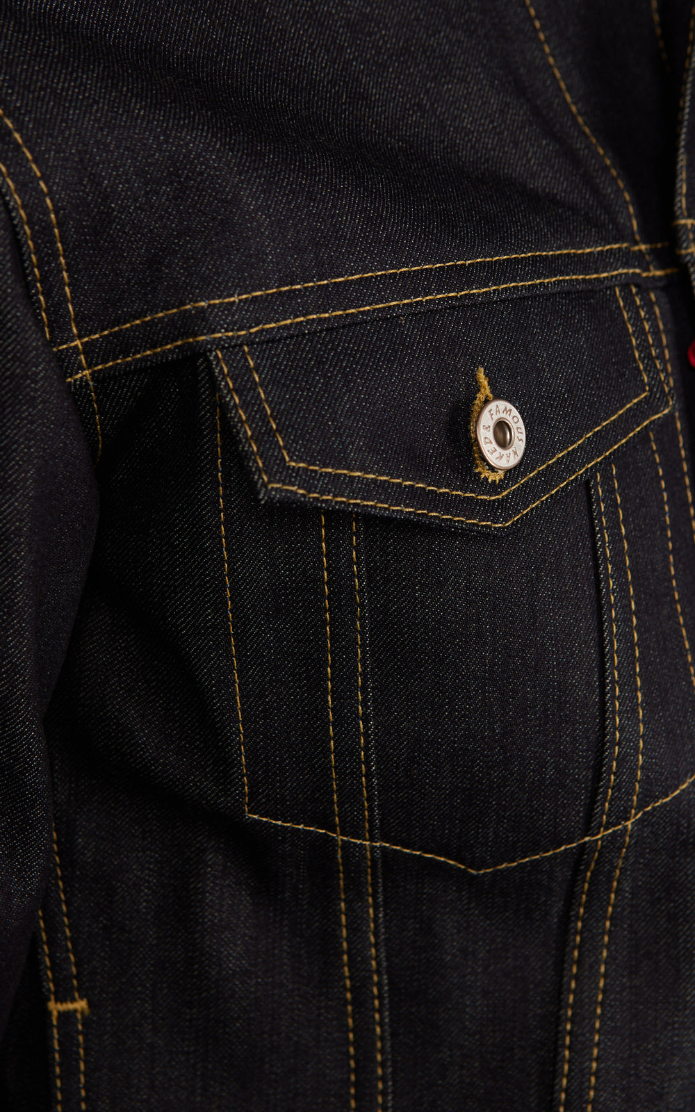 Naked & Famous Denim Denim Jacket Guardian 2 Selvedge Indigo