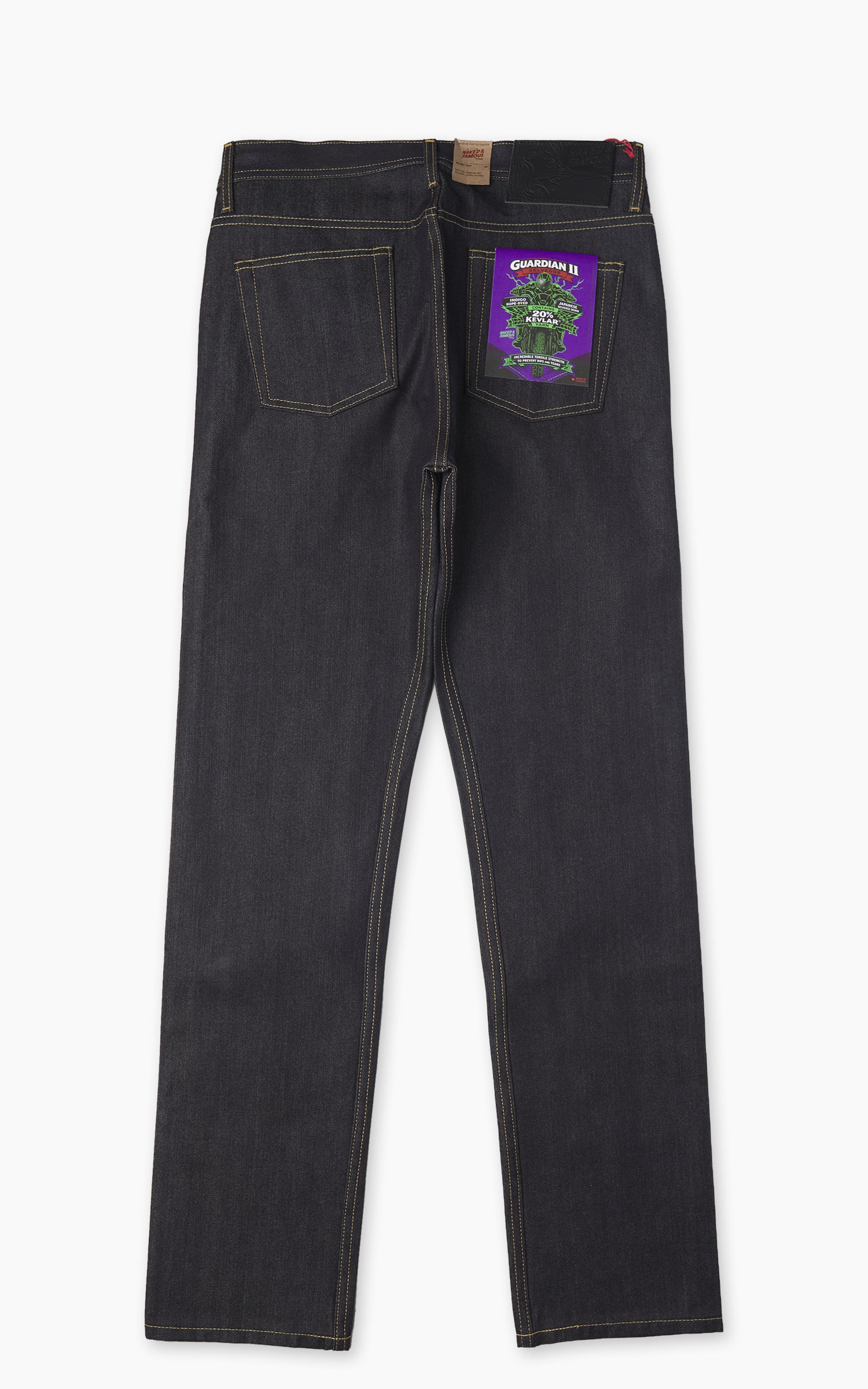 Naked & Famous Denim Weird Guy Guardian 2 Selvedge Indigo