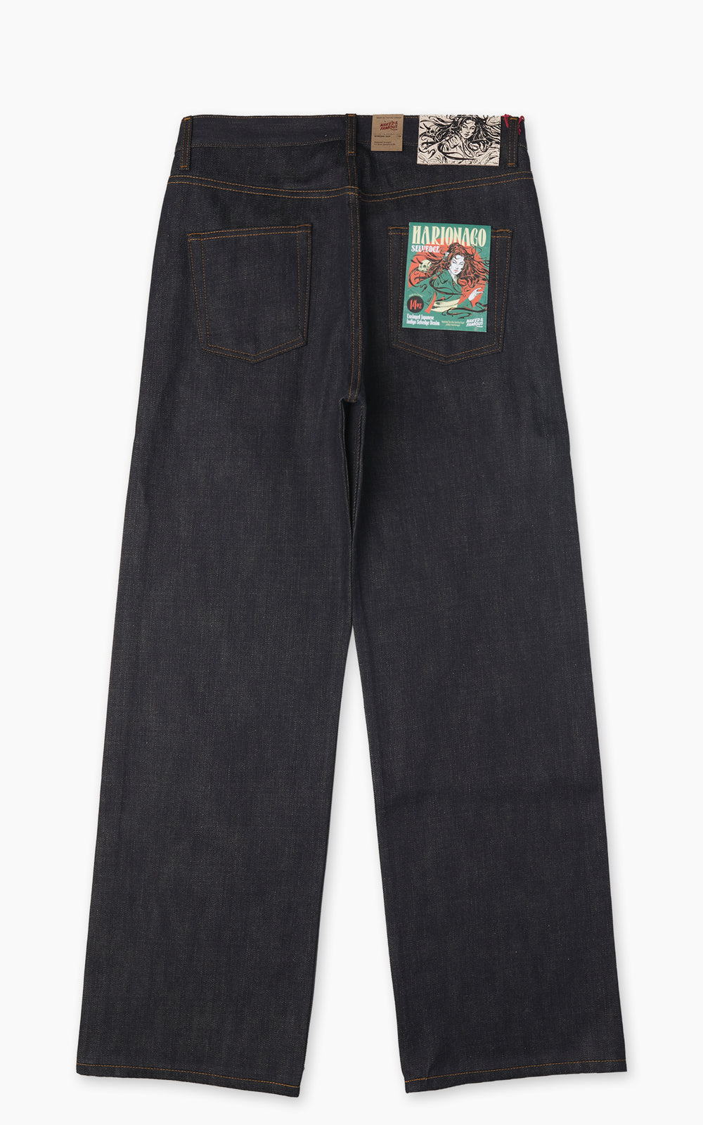 Naked & Famous Denim Strong Guy Harionago Selvedge Indigo 14oz