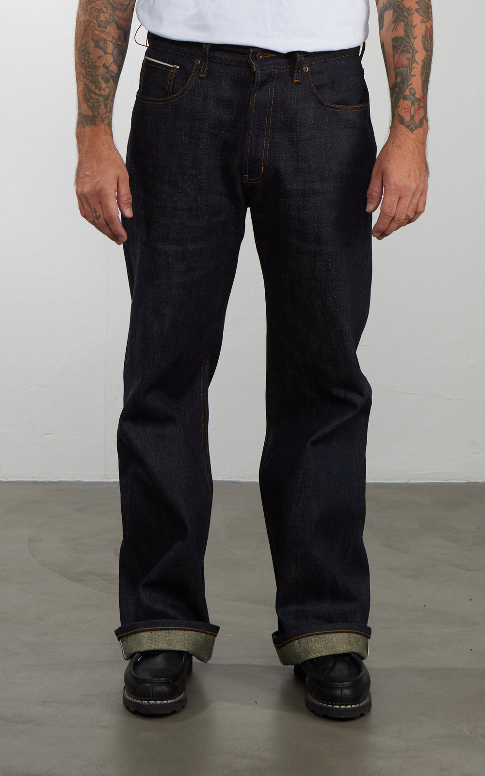 Naked & Famous Denim Strong Guy Harionago Selvedge Indigo 14oz