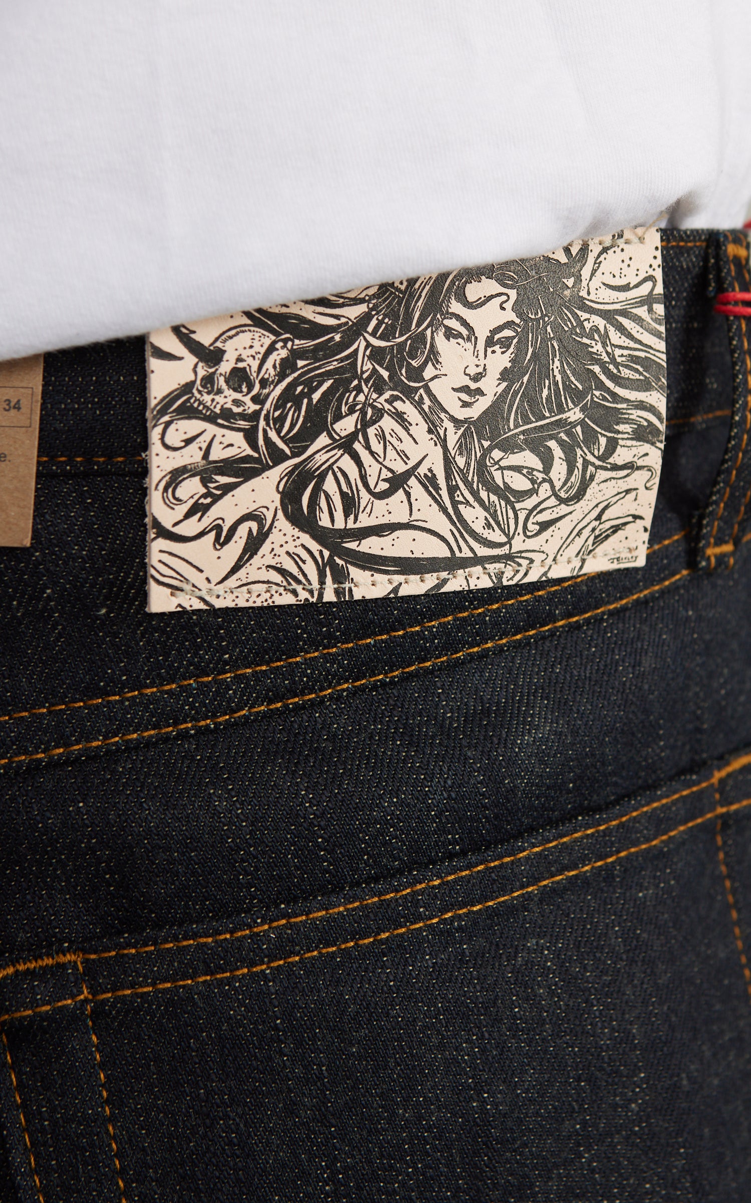 Naked & Famous Denim True Guy Harionago Selvedge Indigo 14oz