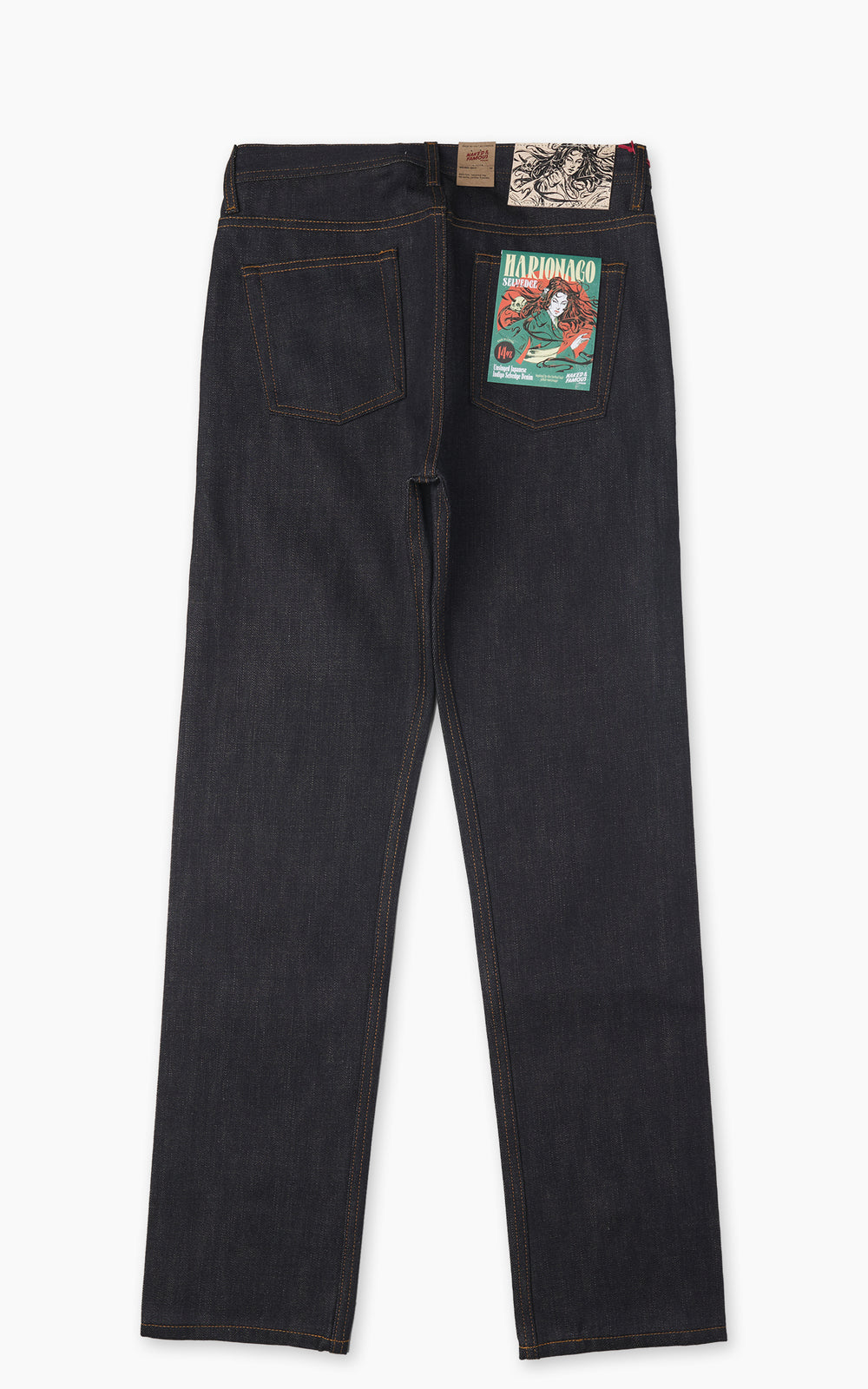 Naked & Famous Denim Weird Guy Harionago Selvedge Indigo 14oz
