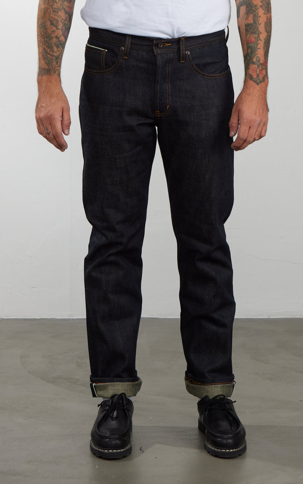 Naked & Famous Denim Weird Guy Harionago Selvedge Indigo 14oz