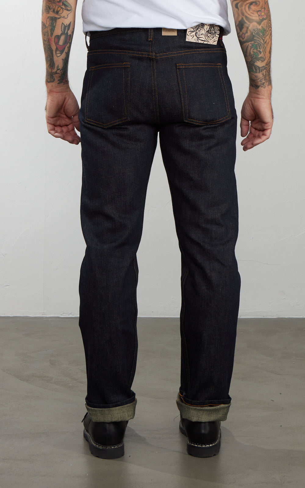 Naked & Famous Denim Weird Guy Harionago Selvedge Indigo 14oz
