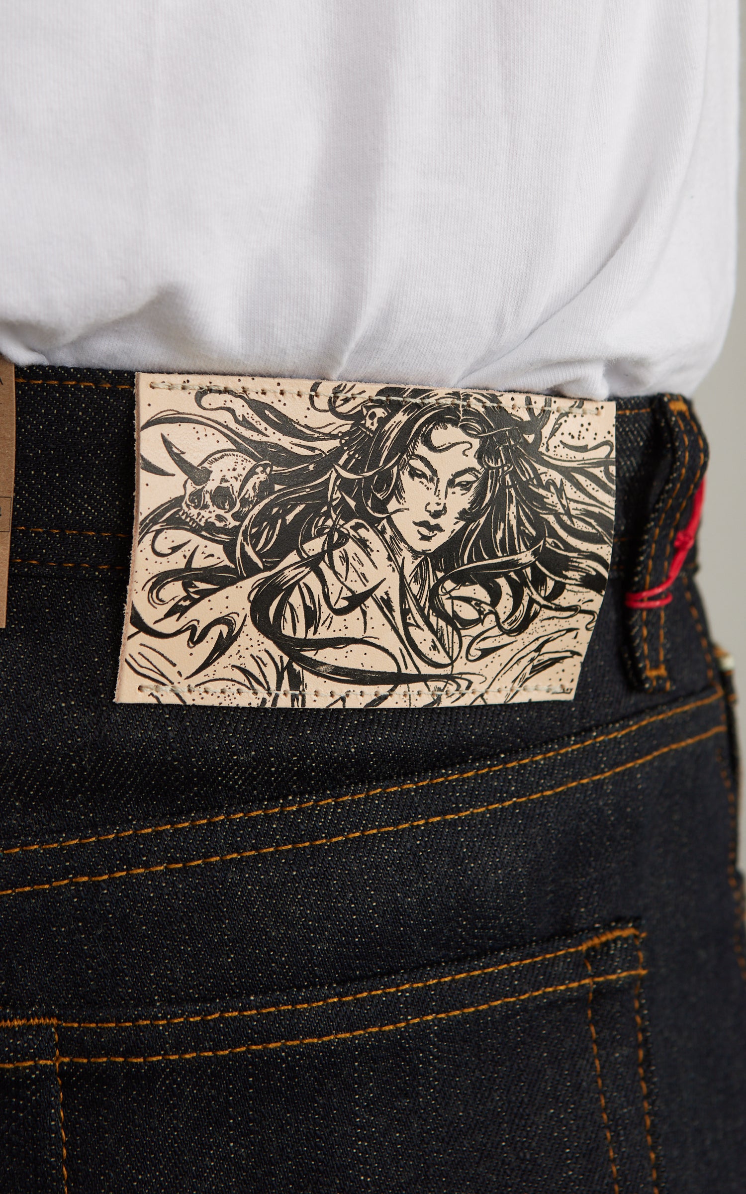 Naked & Famous Denim Weird Guy Harionago Selvedge Indigo 14oz