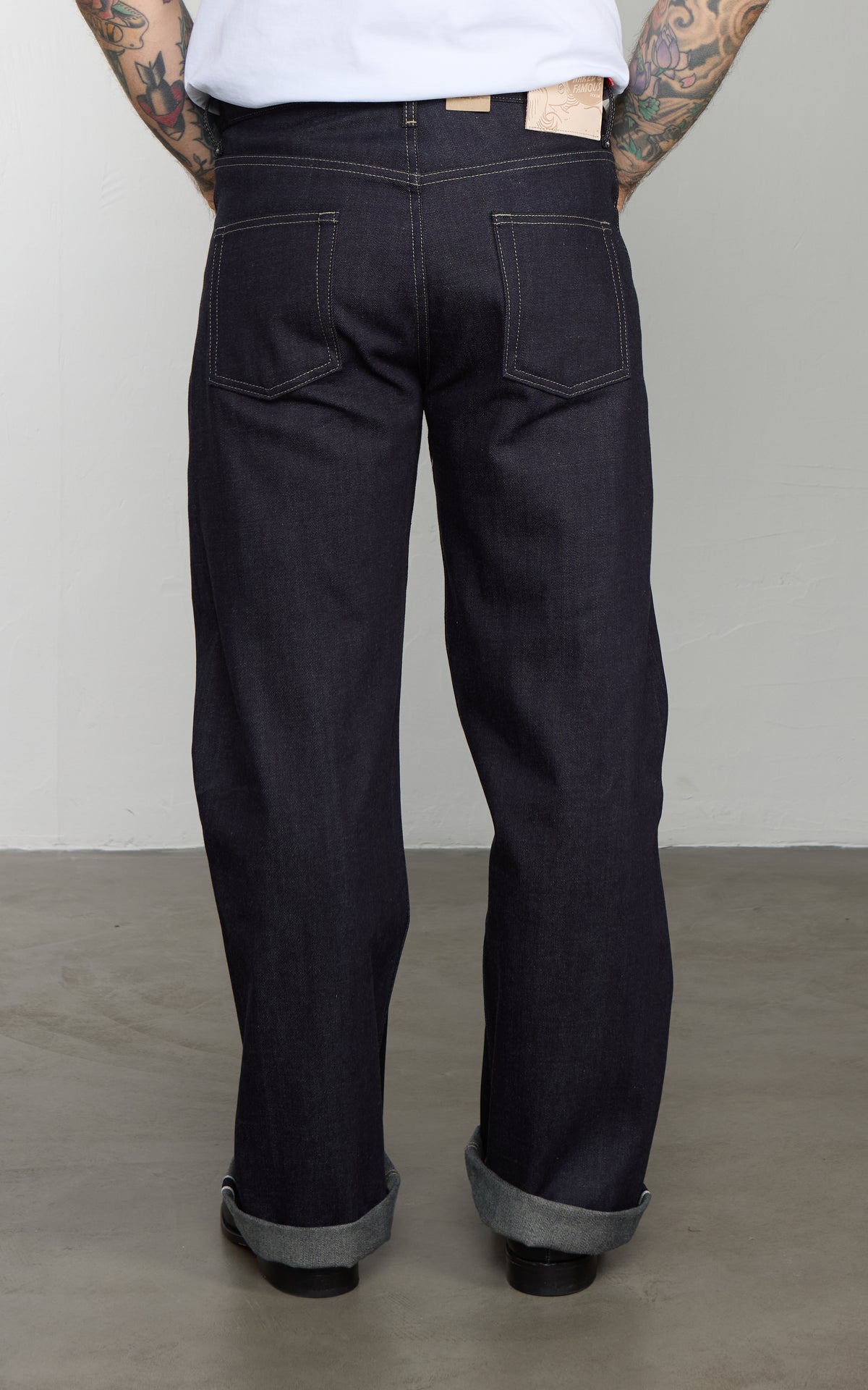 Naked & Famous Denim Strong Guy Fox Fibre Green Weft