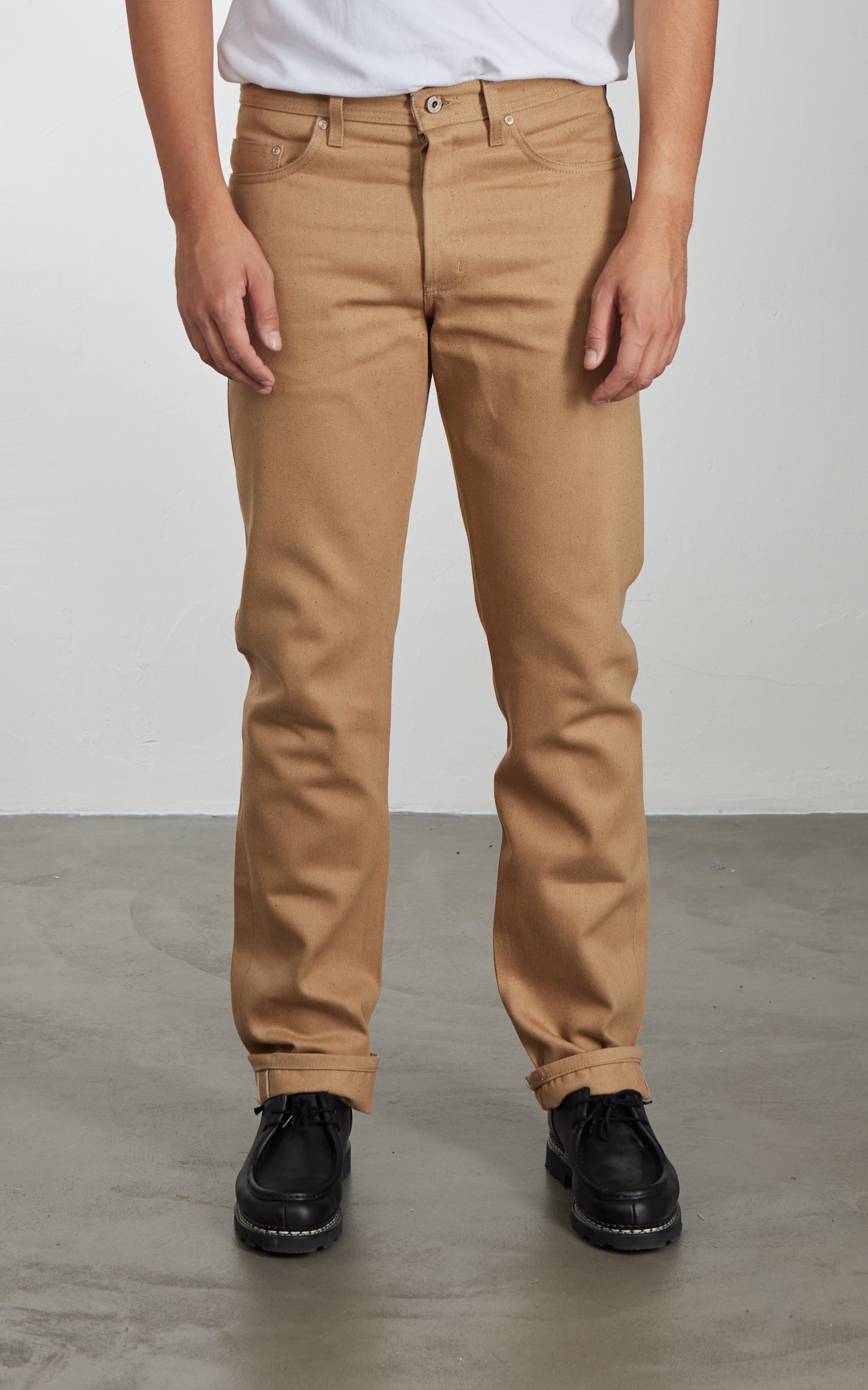 90s ビンテージネクタイ アーニーブッシュミラー ナンシー スラゴ OSAMU Naked & Famous Denim Weird Guy Brown Fox Selvedge Brown 13oz