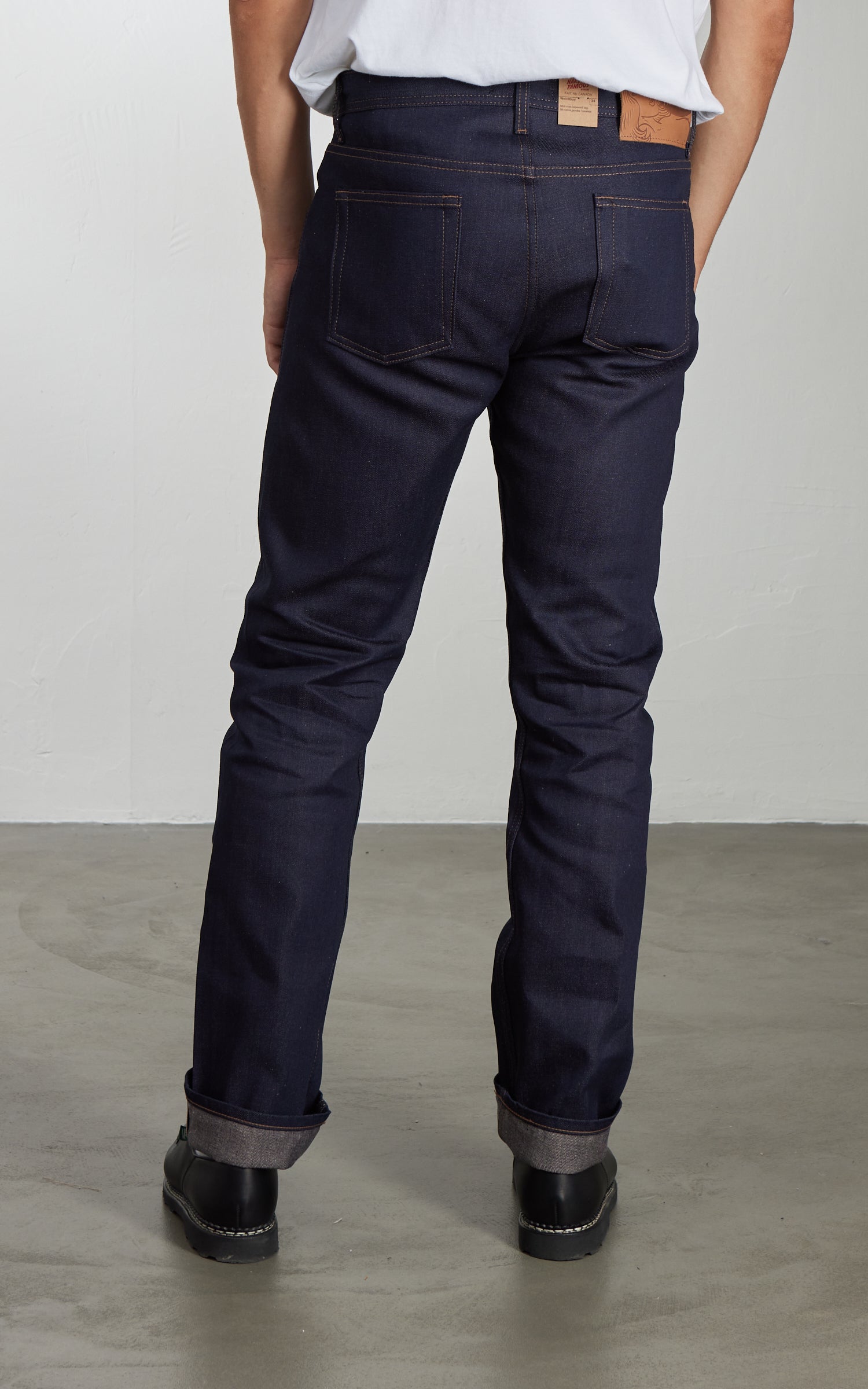 Naked & Famous Denim Weird Guy Coffee Dye Selvedge 12.5oz