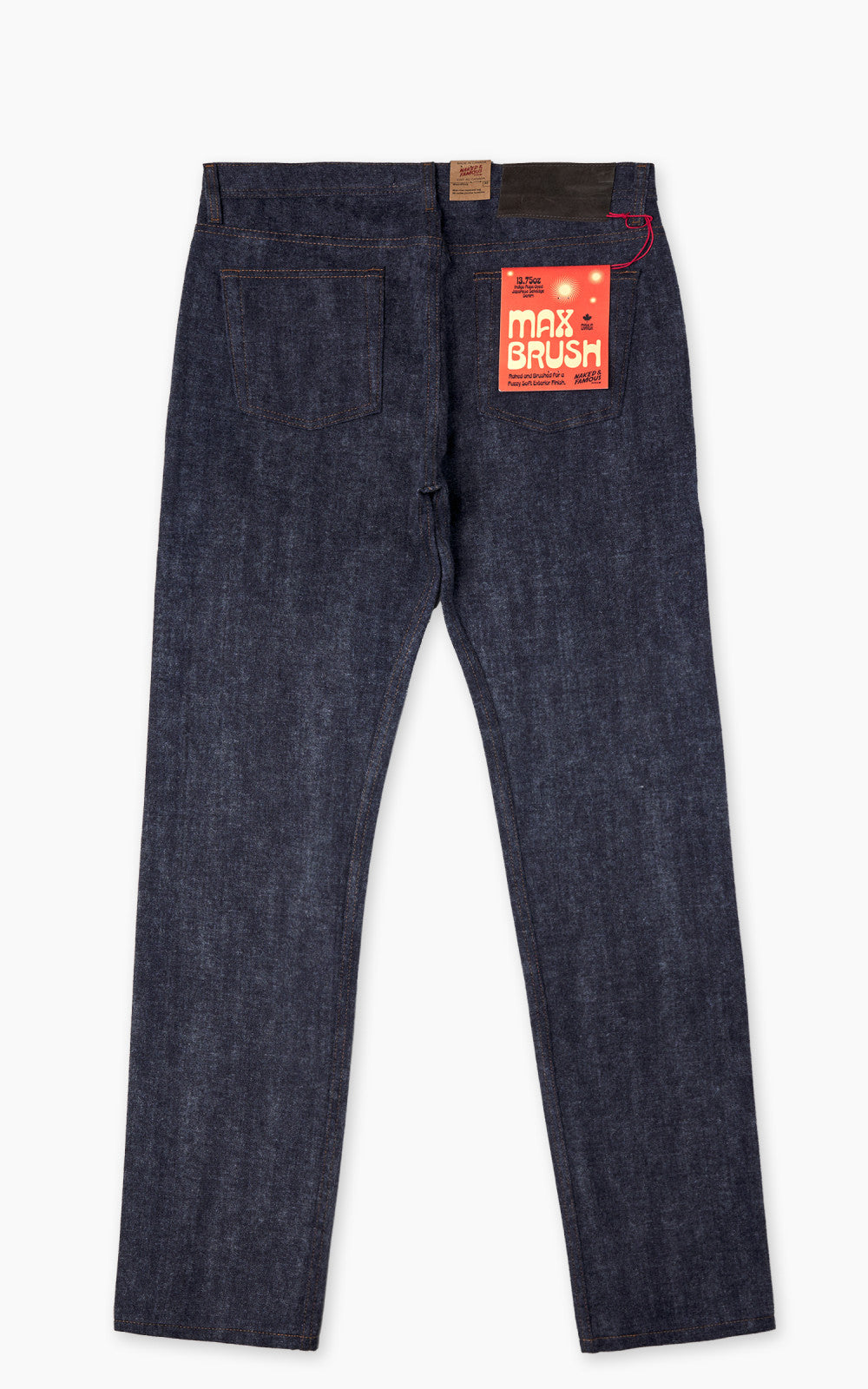 Naked & Famous Denim Weird Guy Max Brush Selvedge Indigo 13.75oz