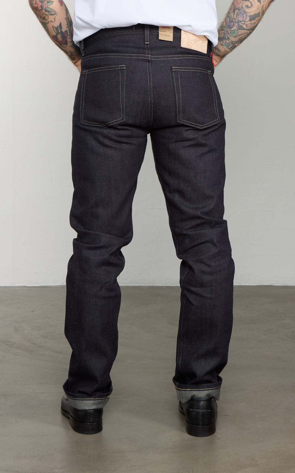 Naked & Famous Denim Weird Guy Fox Fibre Green Weft