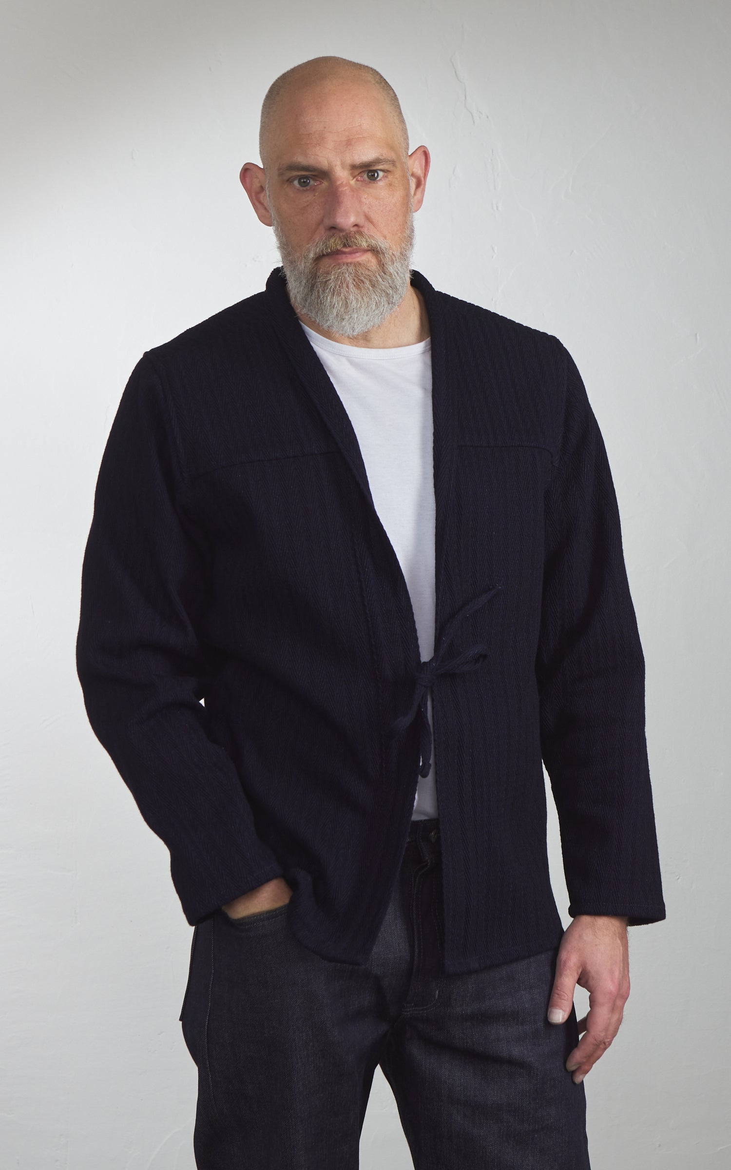 Naked & Famous Denim Kimono Shirt Sugiaya Indigo