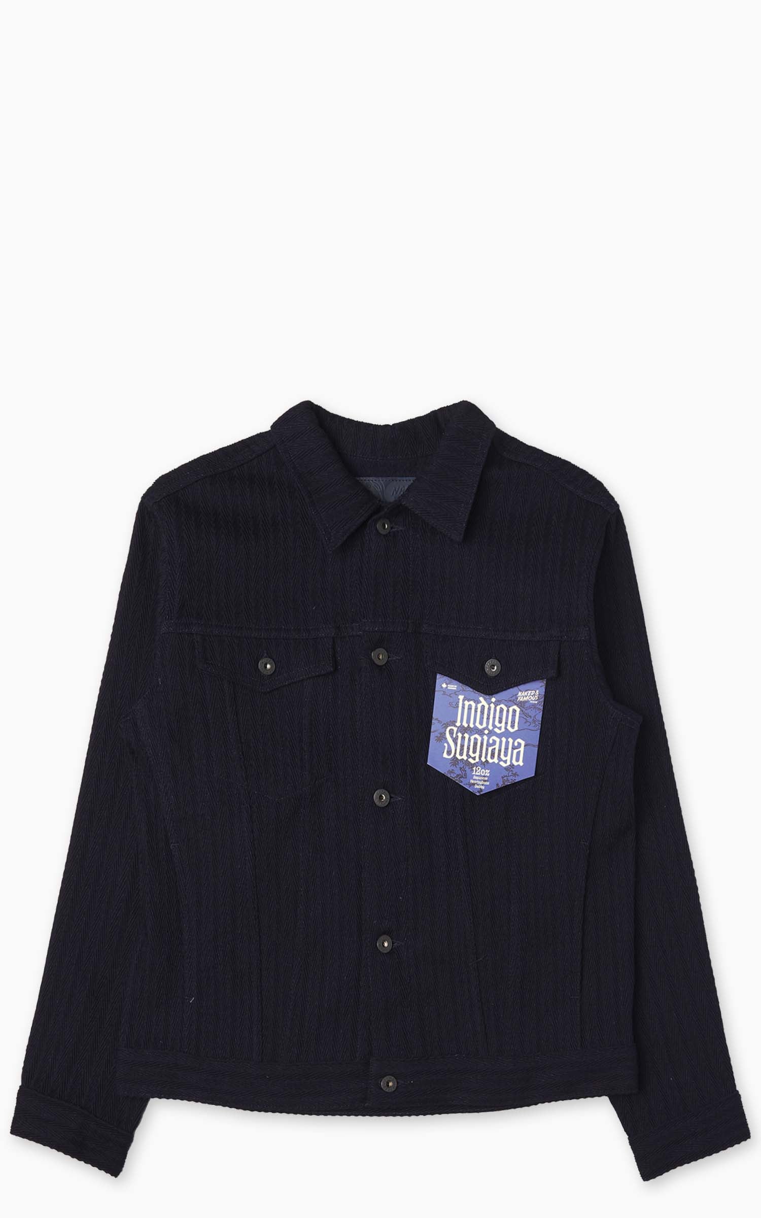 Naked & Famous Denim Denim Jacket Sugiaya Indigo