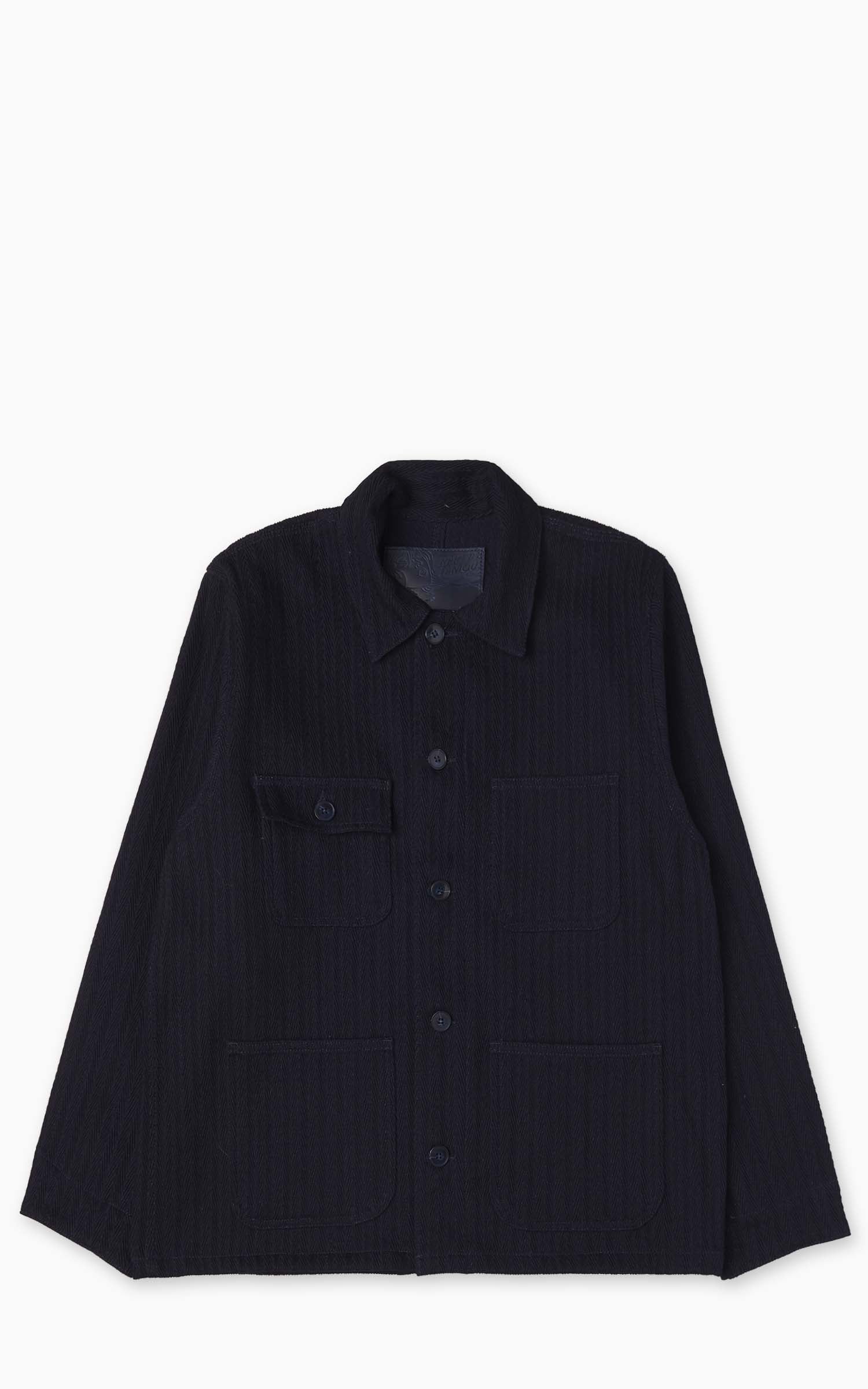 Naked & Famous Denim Chore Coat Sugiaya Indigo