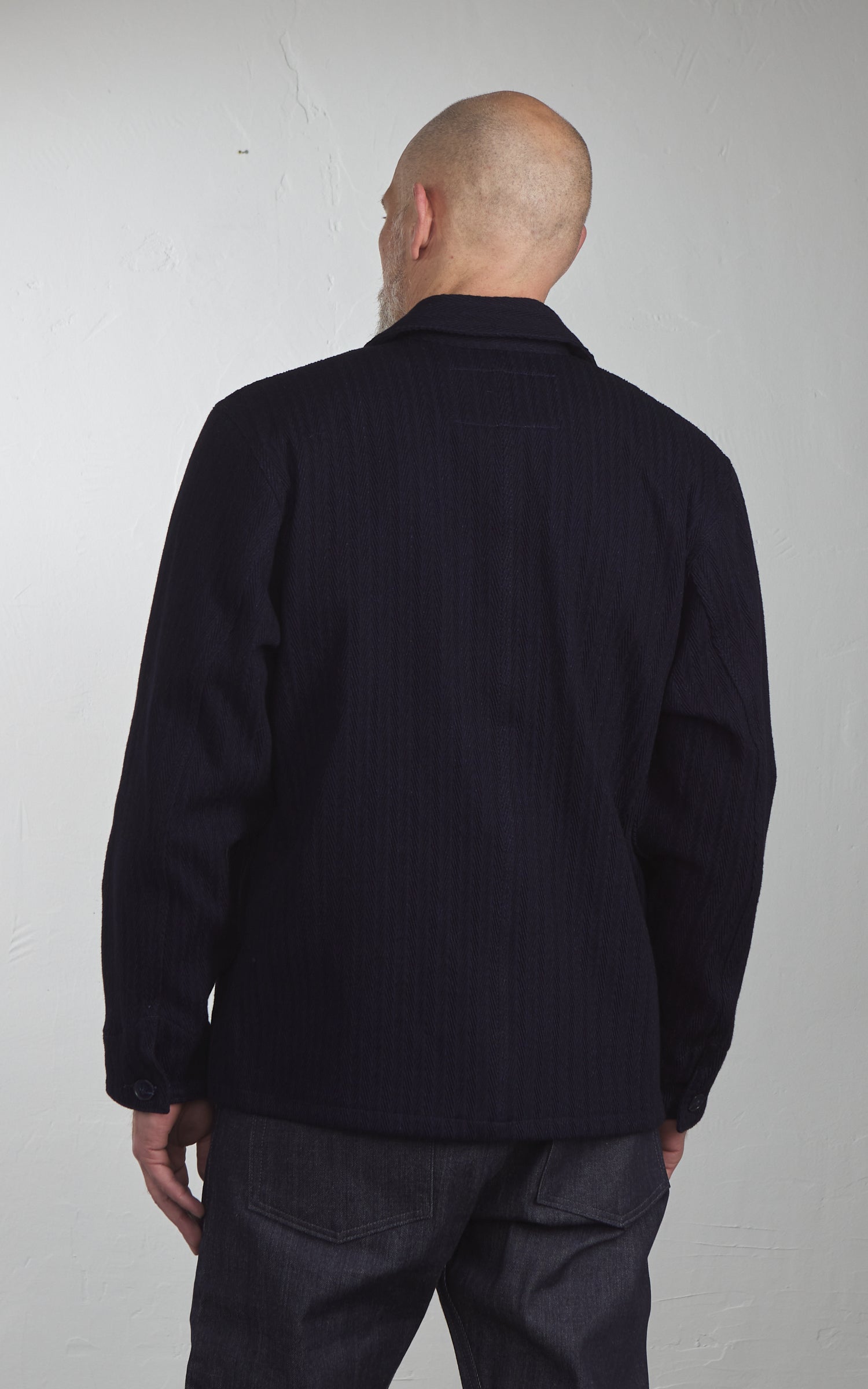 Naked & Famous Denim Chore Coat Sugiaya Indigo