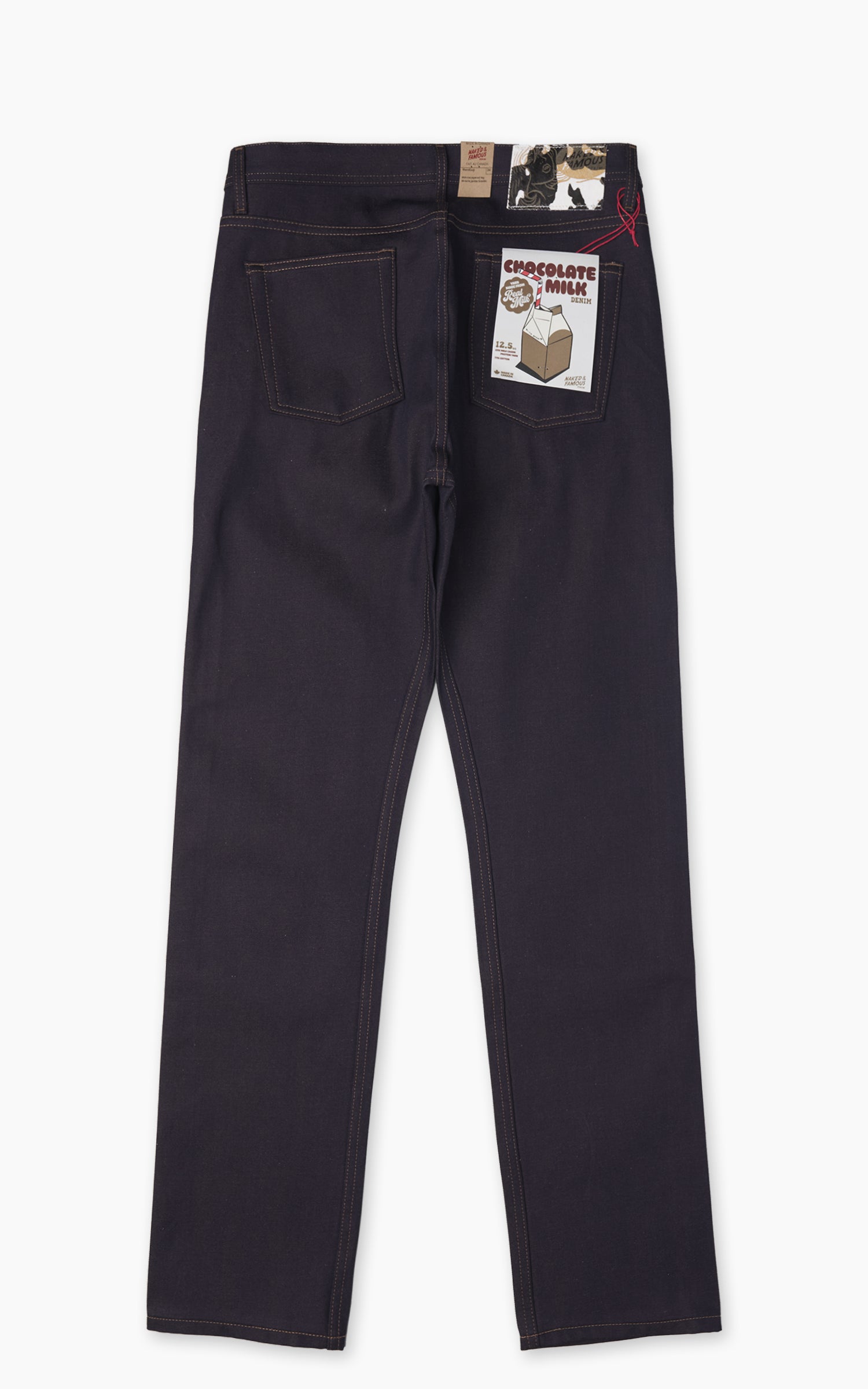 Naked & Famous Denim Weird Guy Chocolate Milk Selvedge Indigo 12.5oz