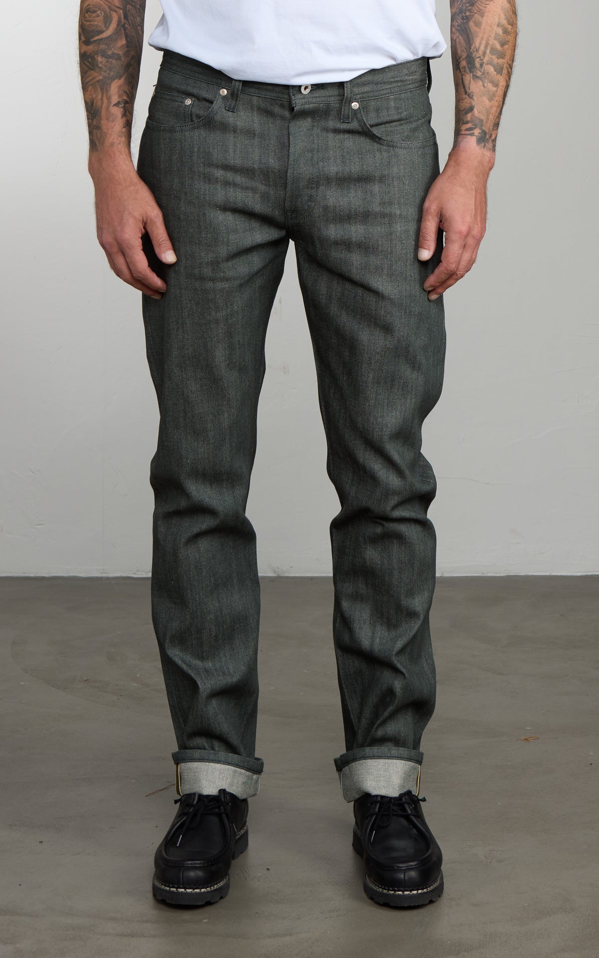 Naked & Famous Denim Weird Guy Haunted Forest Selvedge 14oz