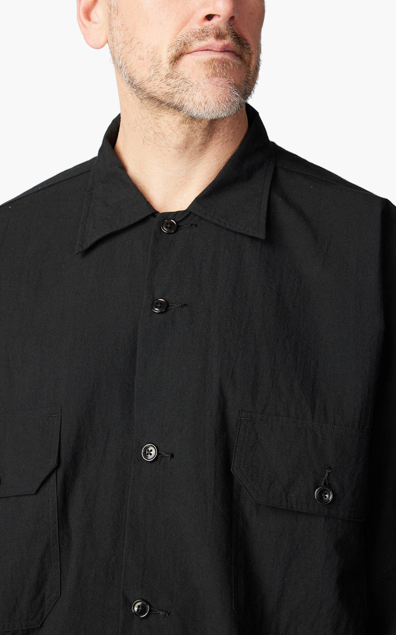 Nanamica Cotton Wool Deck Shirt Black