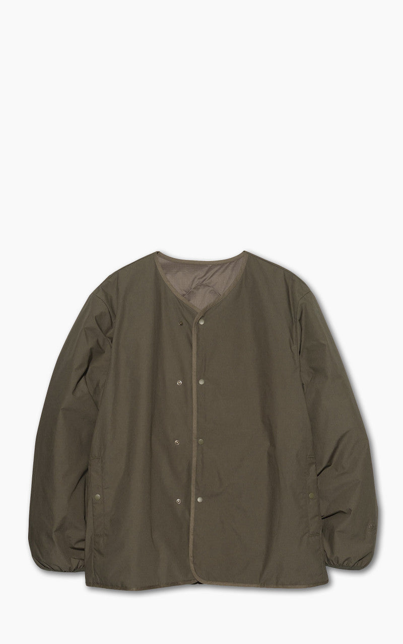 Nanamica Reversible Down Cardigan Khaki Beige