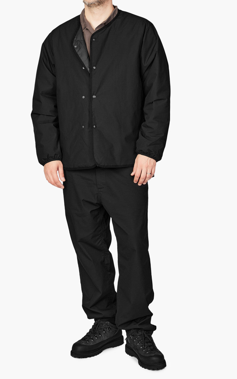 Nanamica Reversible Down Cardigan Black