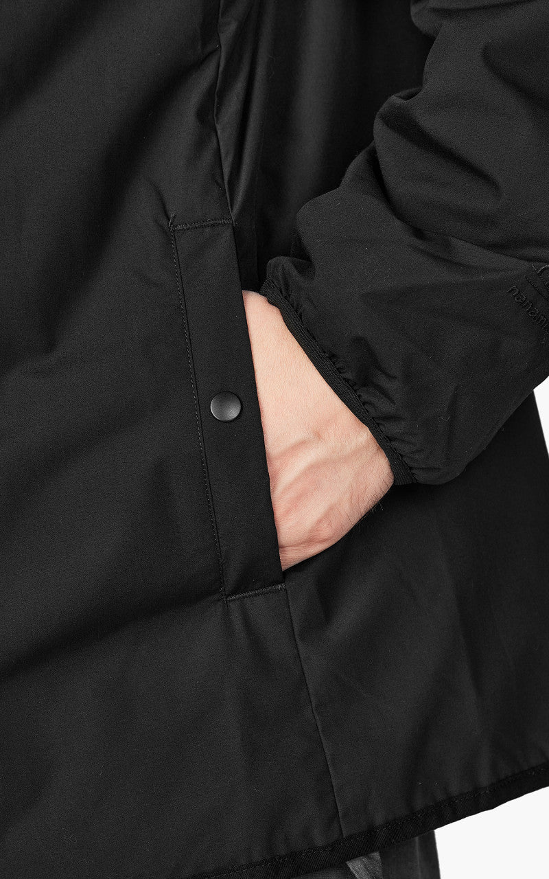 Nanamica Reversible Down Cardigan Black