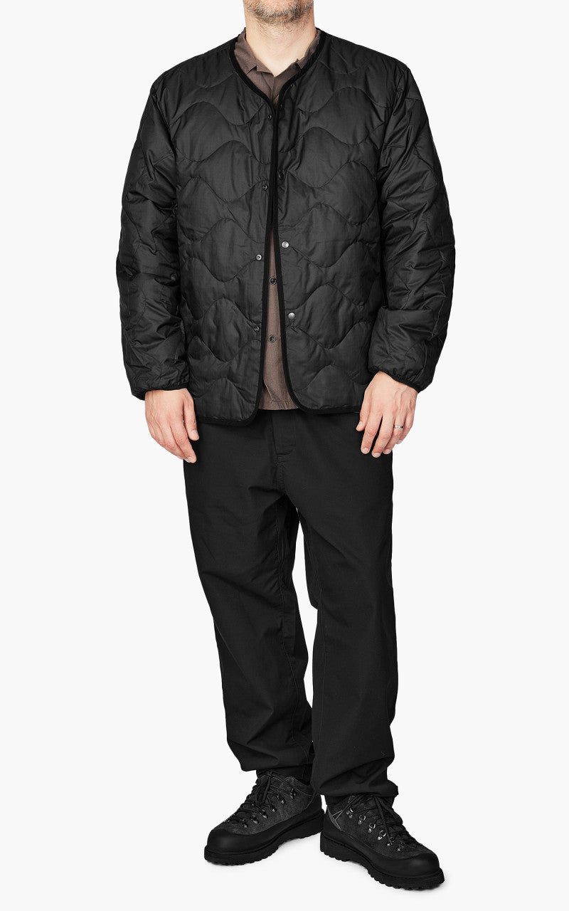 Nanamica Reversible Down Cardigan Black