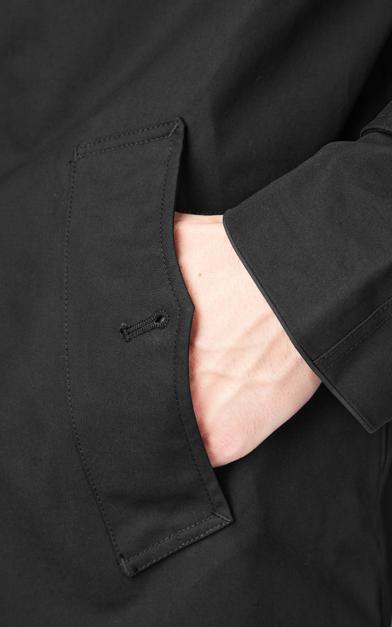 Nanamica GORE-TEX Soutien Collar Coat Black