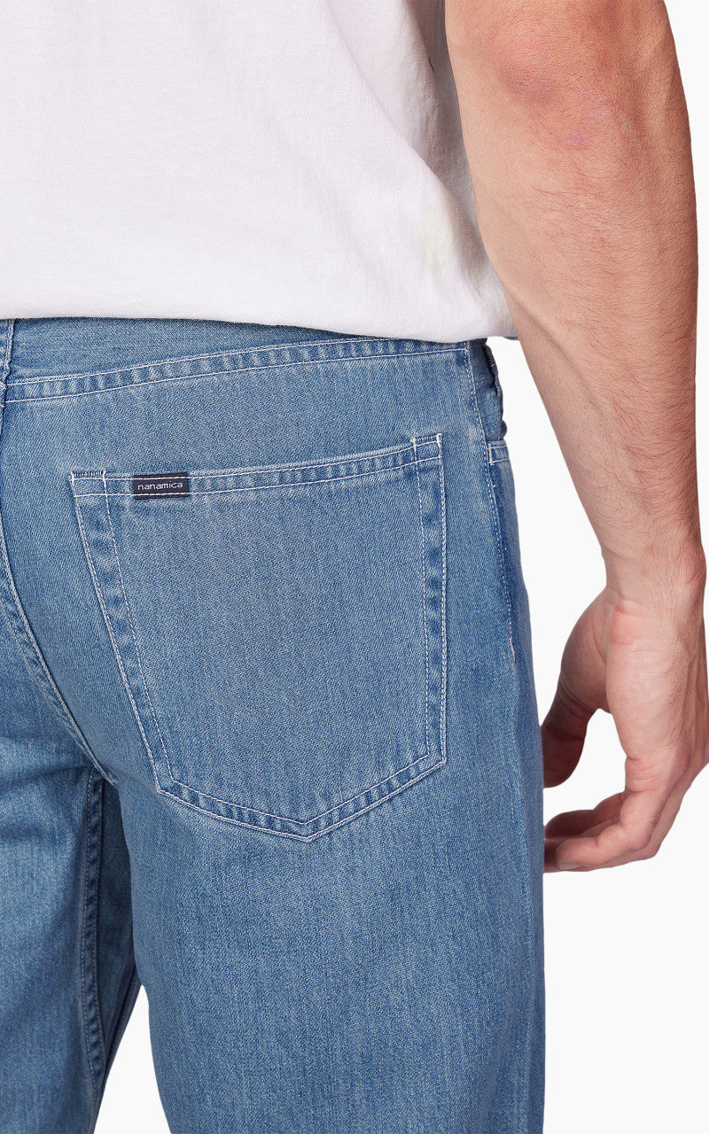Nanamica 5 Pockets Denim Pants Indigo Bleach