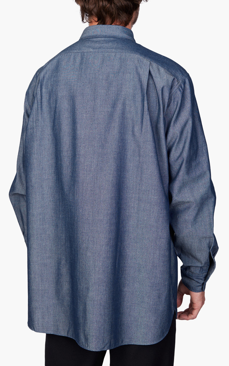 Nanamica Regular Collar Chambray Shirt Indigo