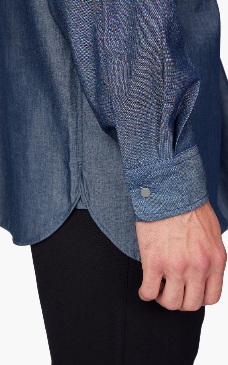 Nanamica Regular Collar Chambray Shirt Indigo