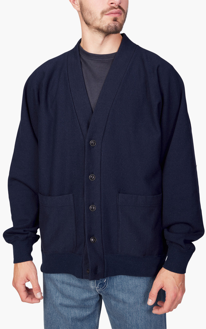 Nanamica Kodenshi Sweat Cardigan Dark Navy