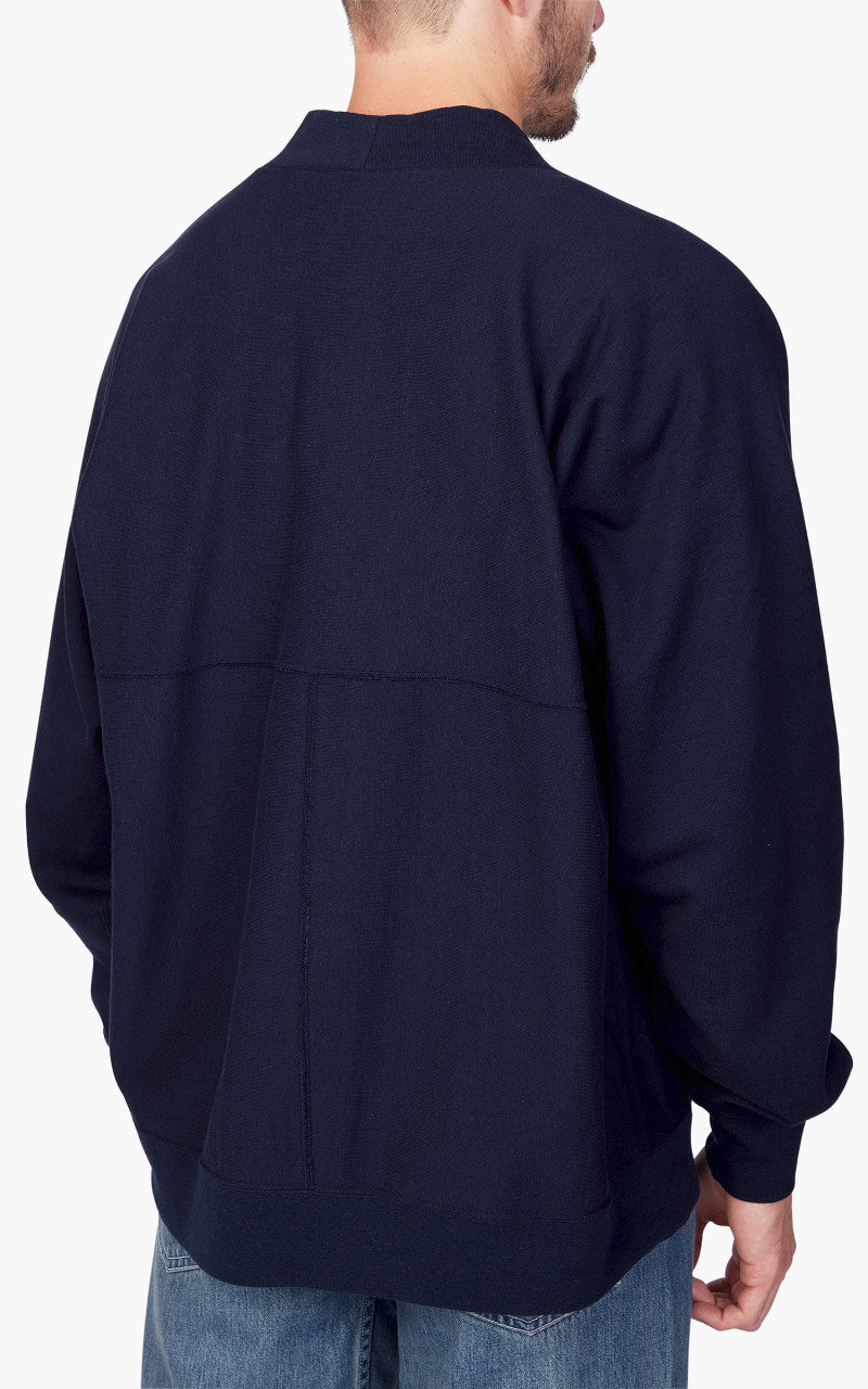 Nanamica Kodenshi Sweat Cardigan Dark Navy