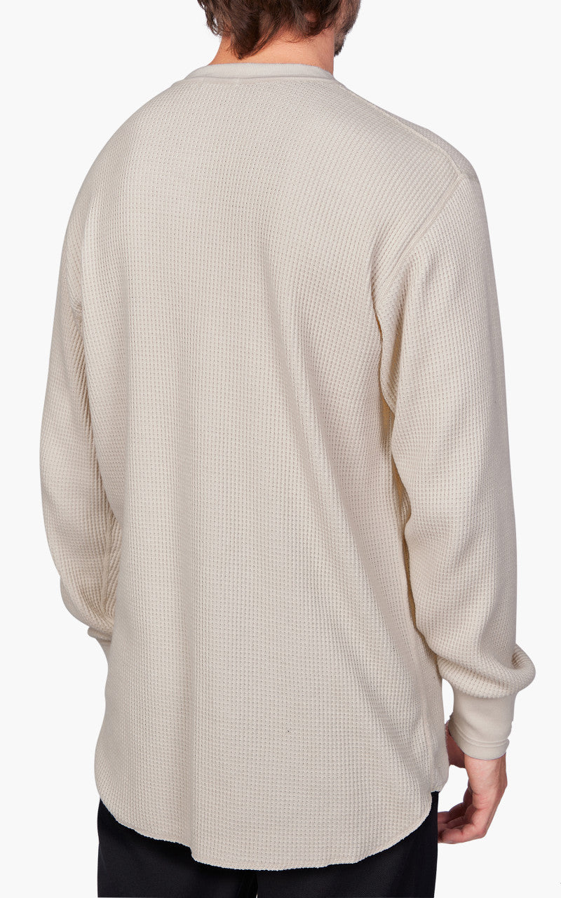Nanamica Crew Neck L/S Thermal Tee Natural