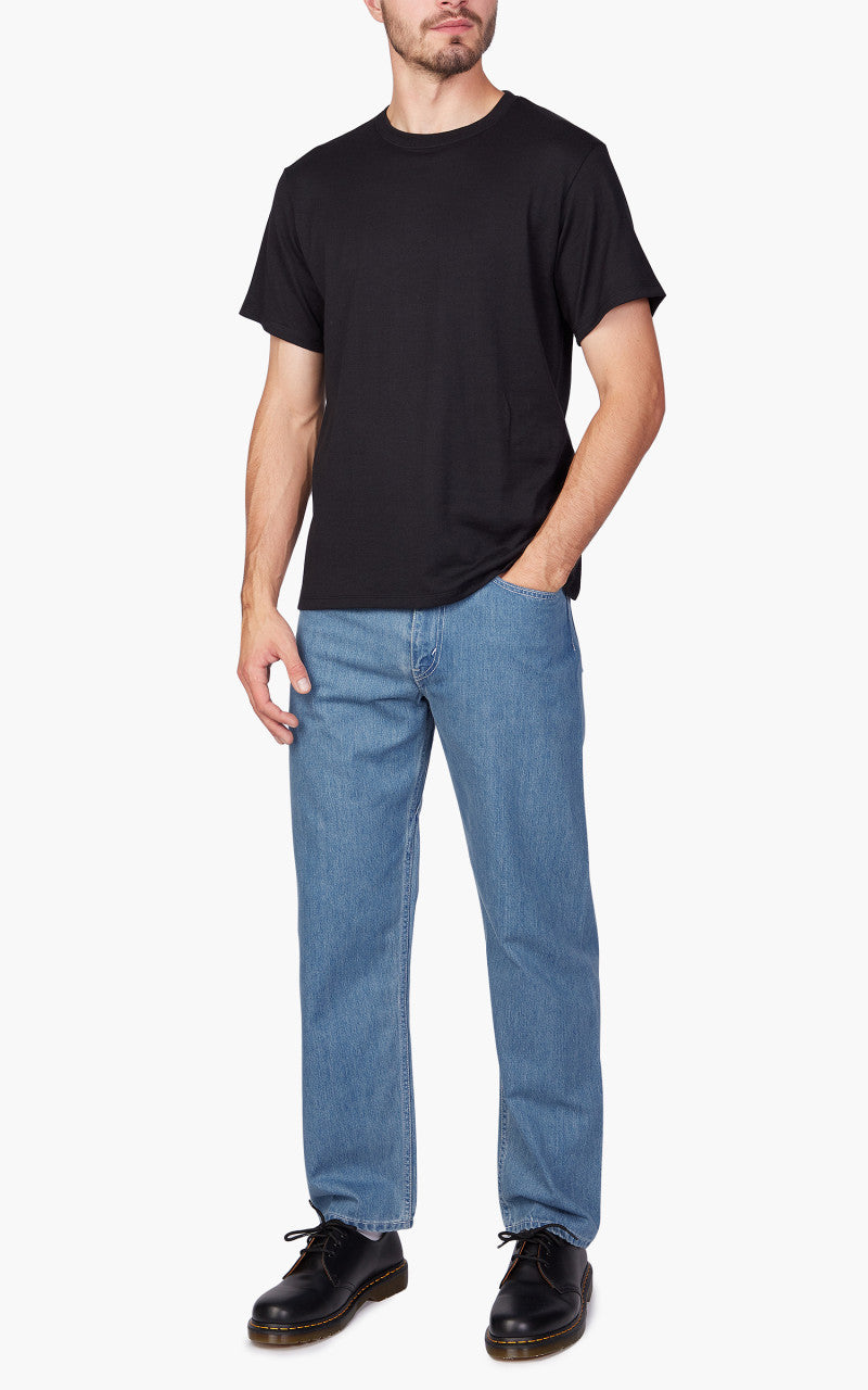 Nanamica Loopwheel Coolmax Jersey Tee Black
