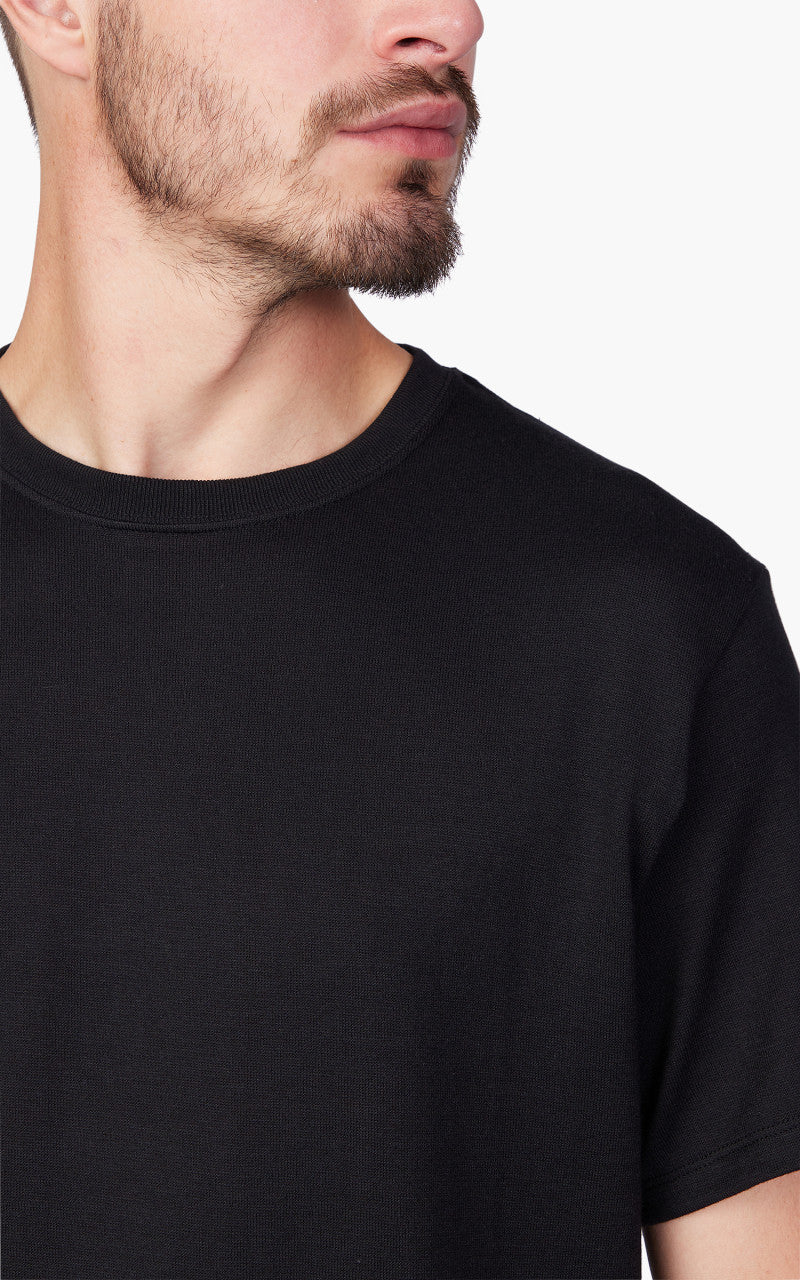 Nanamica Loopwheel Coolmax Jersey Tee Black